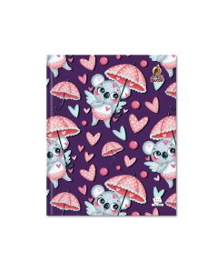 Four line Notebook - 9 x 7 HC- Falcon 100 Sheets -04