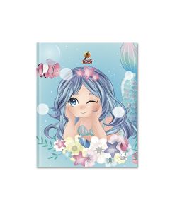 Four line Notebook - 9 x 7 HC- Falcon 100 Sheets -05