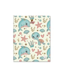 Four line Notebook - 9 x 7 HC- Falcon 60 Sheets -02