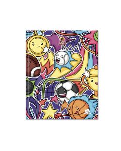 Four line Notebook - 9 x 7 HC- Falcon 60 Sheets -03