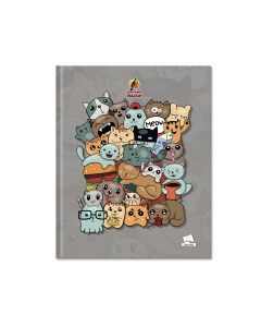 Four line Notebook - 9 x 7 HC- Falcon 60 Sheets -04