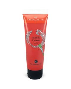 Faber Castell Acrylic Colour 120ml Tube Pale Geranium Lake
