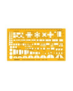 Architect Combination Template 1:100 isomars 1876