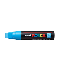 Posca Paint Marker, PC-17K Extra Broad Rectangular Chisel, Light Blue