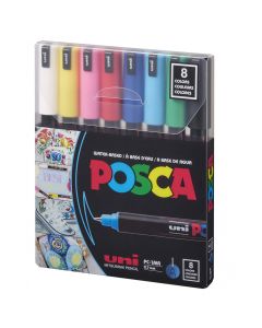 Uni Posca Pen - PC-1MR 8 Piece