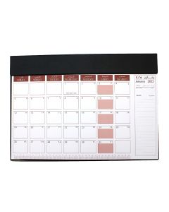 2025 Yearly Planner Diary - Sleek Black Design