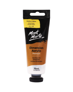 Mont Marte Dimension Acrylic 75 ml - Medium Yellow
