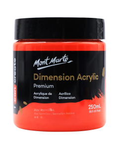 Mont Marte Dimension Acrylic 250 ml - Azo Vermillion