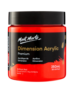 Mont Marte Dimension Acrylic 250 ml - Brilliant Red