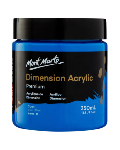 Mont Marte Dimension Acrylic 250 ml - Cyan Blue