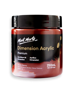 Mont Marte Dimension Acrylic 250 ml - Burnt Sienna
