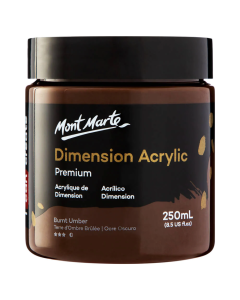 Mont Marte Dimension Acrylic 250 ml - Burnt Umber