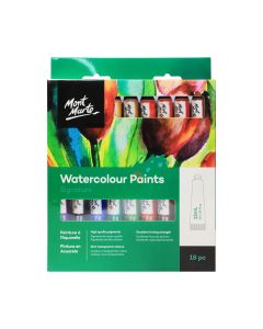 Mont Marte Watercolour Paints 18pc x 12ml