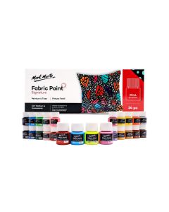 Mont Marte Fabric Paint Set 24pc x 20ml