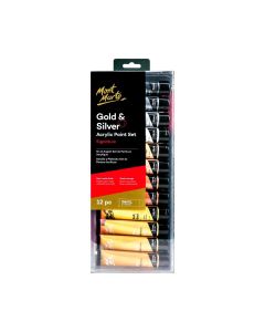 Mont Marte Gold Paint Series Set 12pc x 36ml
