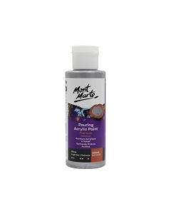 Mont Marte Pouring Acrylic Paint 120ml - Silver