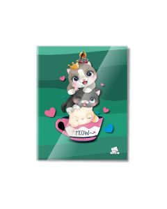 Four Line 100 Sheets NoteBook PVC - 22 X 16 CM - 02