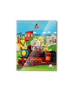 Four Line 100 Sheets NoteBook PVC - 22 X 16 CM - 04