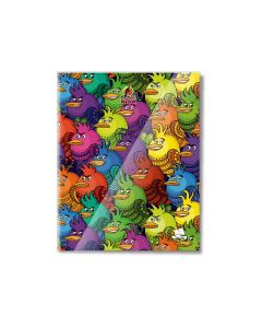 Four Line 60 Sheets NoteBook PVC - 22 X 16 CM - 04