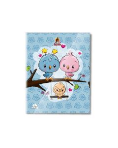 Single Line 40 Sheets NoteBook PVC - 22 X 16 CM - 01