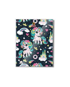 Single Line Notebook 9 x 7 PVC Falcon 40L 24/1