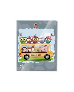 Single Line 80 Sheets NoteBook PVC - 22 X 16 CM - 03