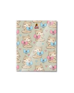 Square Line 100 Sheets NoteBook PVC - 22 X 16 CM - 01