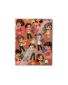 Square Line 100 Sheets NoteBook PVC - 22 X 16 CM - 03