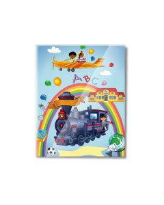 Square Line 100 Sheets NoteBook PVC - 22 X 16 CM - 04