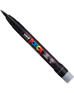 Posca Brush Tipped Paint Marker Black PCF-350