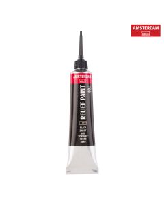 Relief Paint 20ml Black 58047001 Amsterdam
