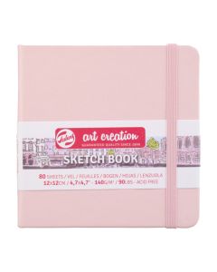 Sketchbook Pastel Pink 12 x 12cm 140gsm Royal Talens - 9314014M