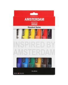 Amsterdam Acrylic Standard Series Paint Set 12x20ml 9327