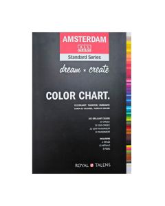 Colour Chart for Acrylic Paint - Amsterdam Standard series - 88080140