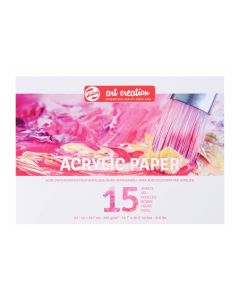 Talens Art Creation Acrylic Paper A4, 290G, 15 Pages 9316002M