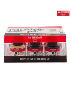 Acrylic Ink Lettering Set - 6 x 30 ml
