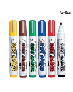 Shirt Marker Set of 6 Artline - EKT-2/6WI