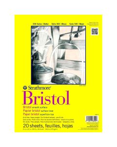 Strathmore Bristol Smooth Pad, 9" x 11"" Tape Bound SM342-9