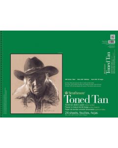 Strathmore 400 Series Toned Tan Sketch Pad, 18 in. x 24 in Wire Bound, SM412-18
