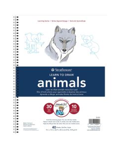 Strathmore Learning Series Drawing Pad, 9in x 12in, Animals