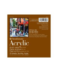 Strathmore 400 Series Acrylic Pad, Linen Finish, 6"x6" 430-6