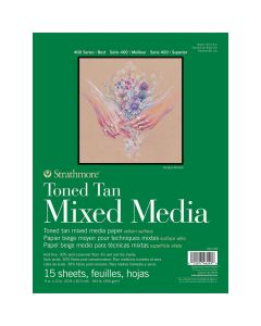 Strathmore Toned Tan Mixed Media Paper Pads 9" x 12"