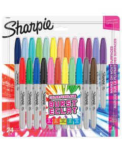Sharpie Fine Point Permanent Marker Assorted 24 Pieces - 2085888