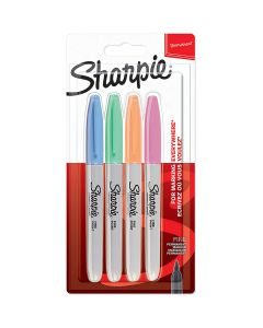 Sharpie Fine Point Permanent Marker Pastel set of 4