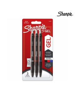 Sharpie S-Gel Pen 0.7mm set of 3 Asst. Color BK| BL| RD – Sharpie