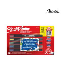 Creative water based Acrylic Marker Brush Tip Set of 5 color Sharpie
