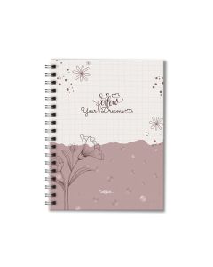 A5 Hard Cover Spiral Note Book Unibook Design A5-02