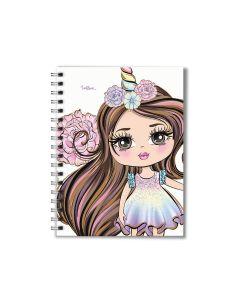 A5 Hard Cover Spiral Note Book Unibook Design A5-03