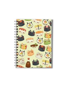 A5 Hard Cover Spiral Note Book Unibook Design A5-07