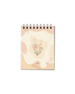 A7 Hard Cover Top Spiral Note Book Unibook Design A7-05
